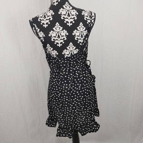 Princess Polly Her Jewel Mini Dress Sz 10 NWT Black and White.Armpit to armpit - Picture 6 of 11